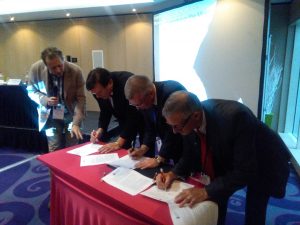 AAATE signing the MoU for the ENTELIS Network