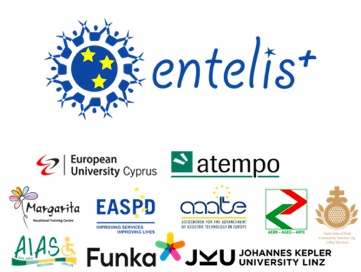 Picture with ENTELIS+ logo and logos of the 10 project partners